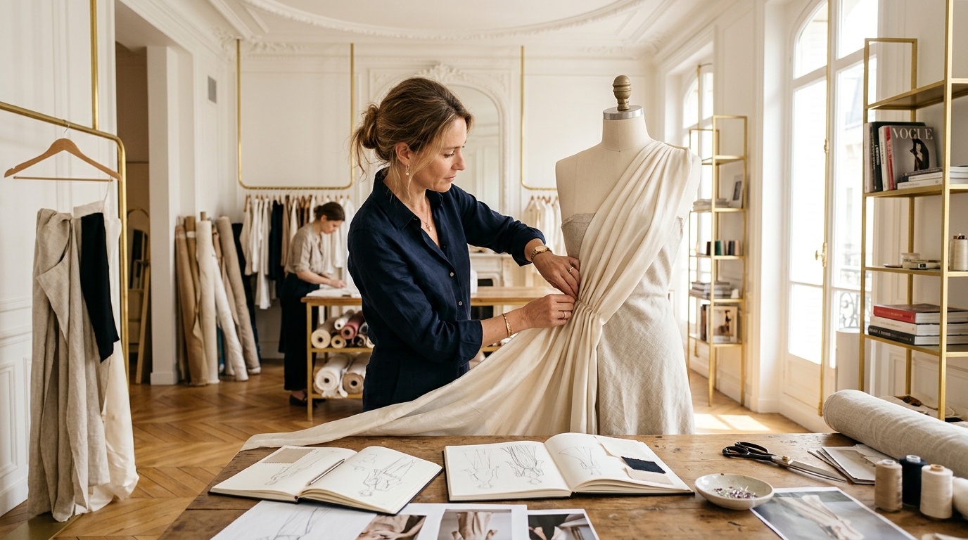 Ladouria Master Craftsmanship & Fabric Draping